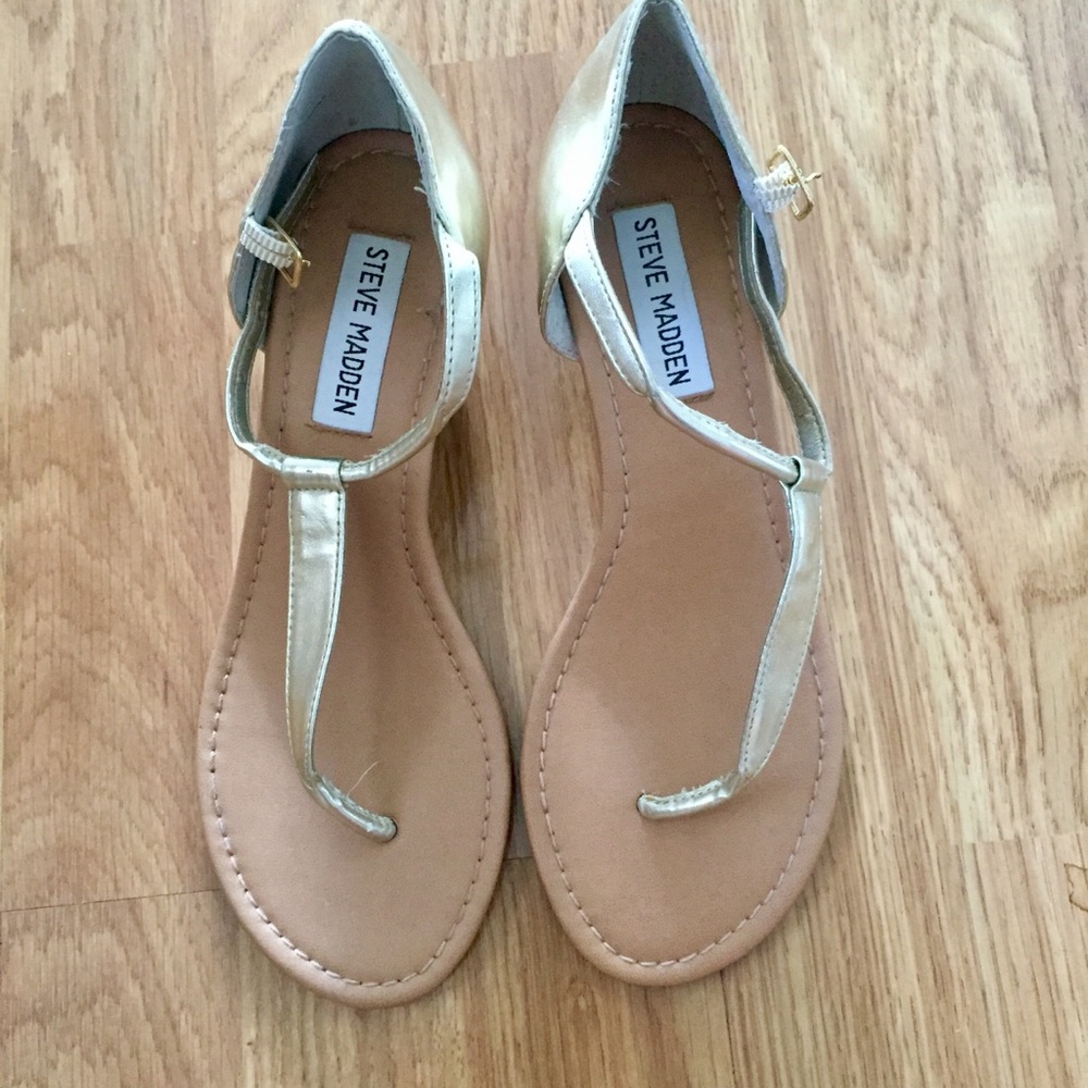 Steve Madden wedge sandals NWOT